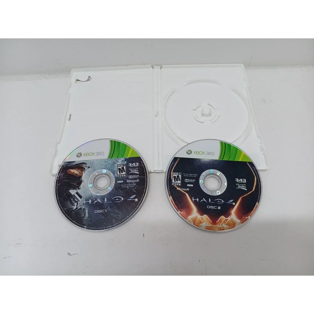 Halo 4 Microsoft Xbox 360 2012 2-Disc Set 343 Industries Sci-Fi Shooter NTSC